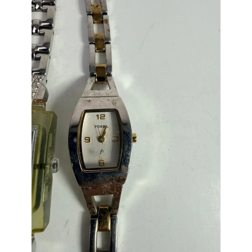 Vintage Ladies Watch Lot Citizen 5920-S004675 Swatch Square Fossil f2 ES-9382